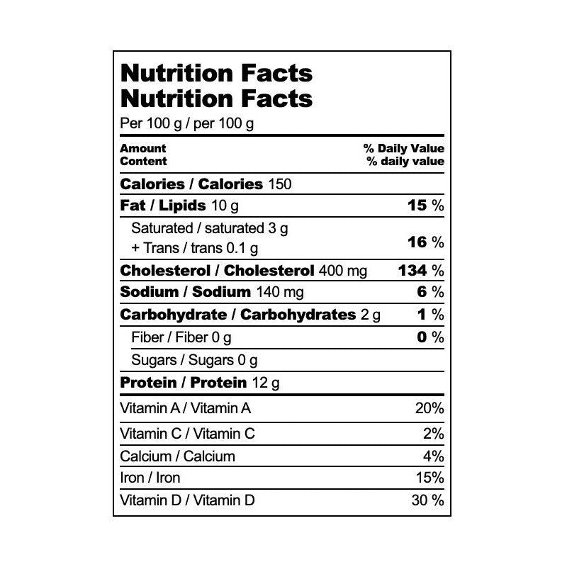 Blanc Freeze Dried Egg powder - one Dozen